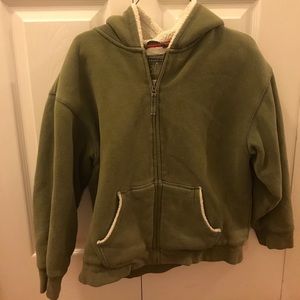 LandsEnd hooded fleece (10-12) kids